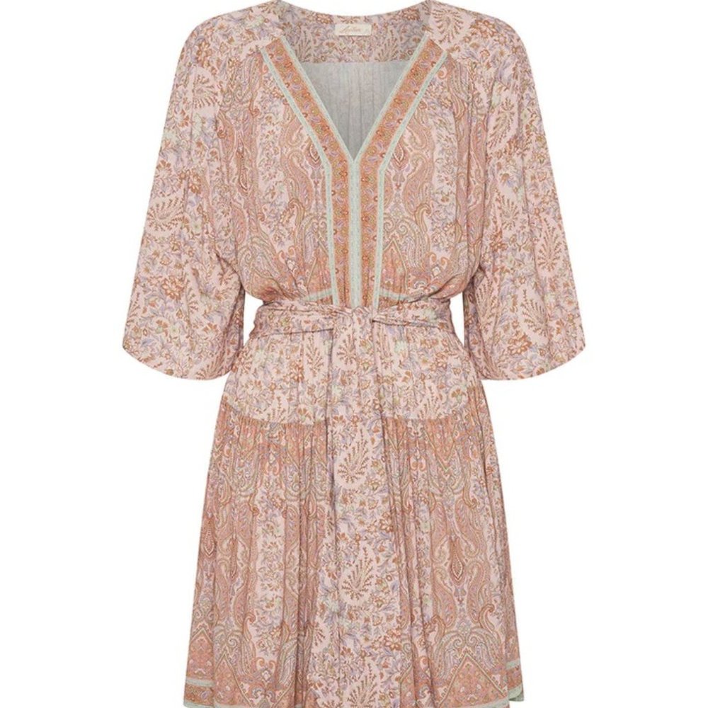 Arnhem Harley Mini Dress in Pale Rose